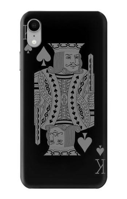 S3520 Black King Spade Case For iPhone XR