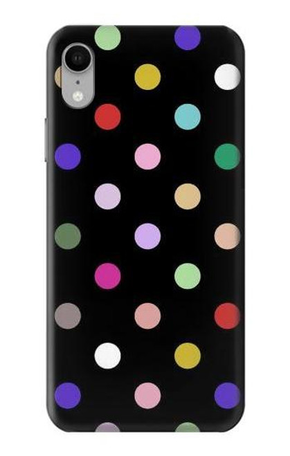 S3532 Colorful Polka Dot Case For iPhone XR