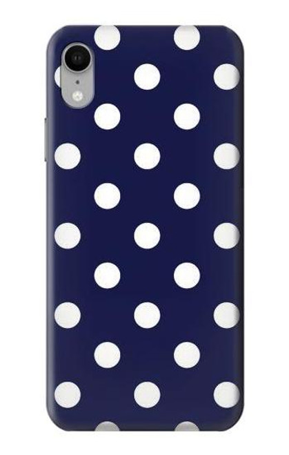 S3533 Blue Polka Dot Case For iPhone XR