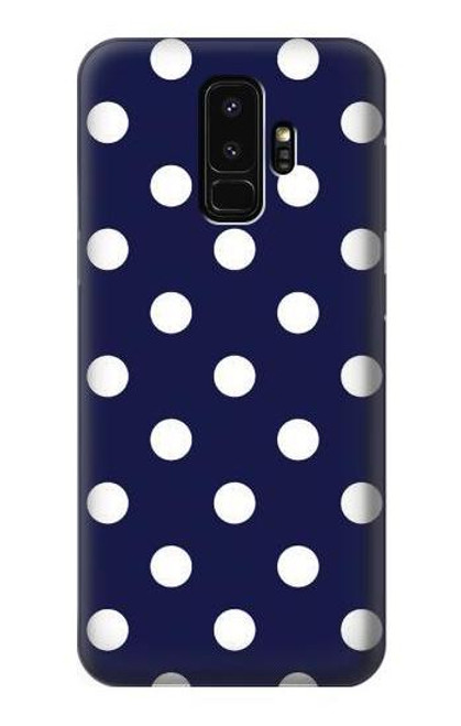 S3533 Blue Polka Dot Case For Samsung Galaxy S9 Plus