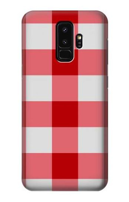 S3535 Red Gingham Case For Samsung Galaxy S9 Plus