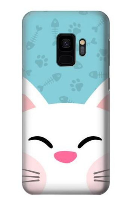 S3542 Cute Cat Cartoon Case For Samsung Galaxy S9