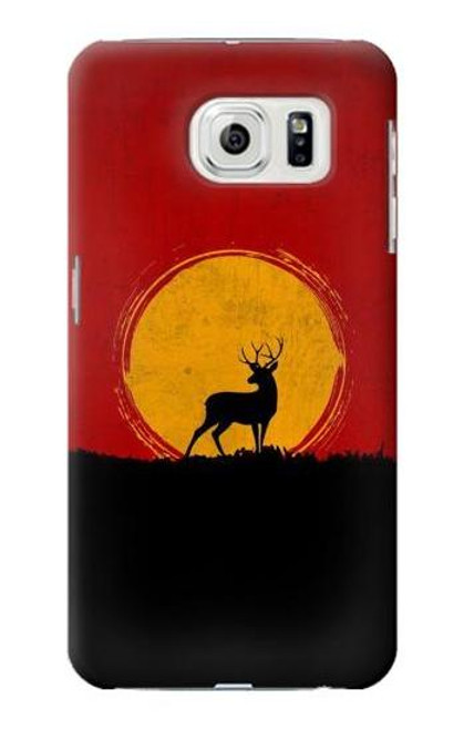 S3513 Deer Sunset Case For Samsung Galaxy S7 Edge