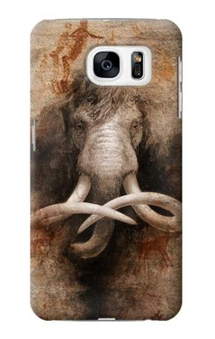 S3427 Mammoth Ancient Cave Art Case For Samsung Galaxy S7