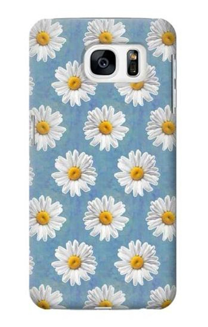 S3454 Floral Daisy Case For Samsung Galaxy S7
