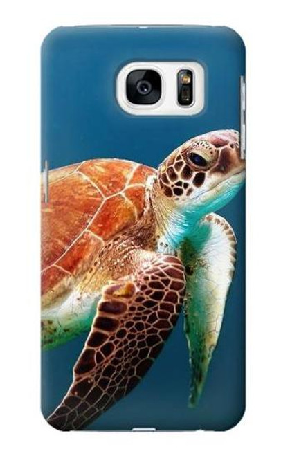 S3497 Green Sea Turtle Case For Samsung Galaxy S7
