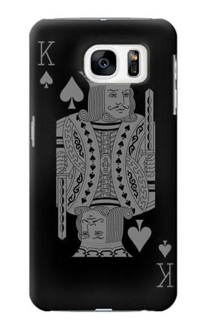 S3520 Black King Spade Case For Samsung Galaxy S7