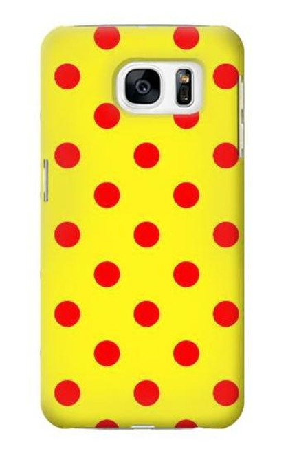 S3526 Red Spot Polka Dot Case For Samsung Galaxy S7