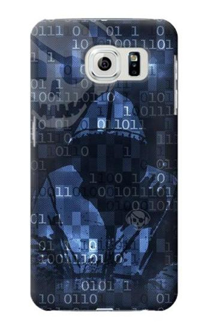 S3431 Digital Code Cyber Hacker Case For Samsung Galaxy S6