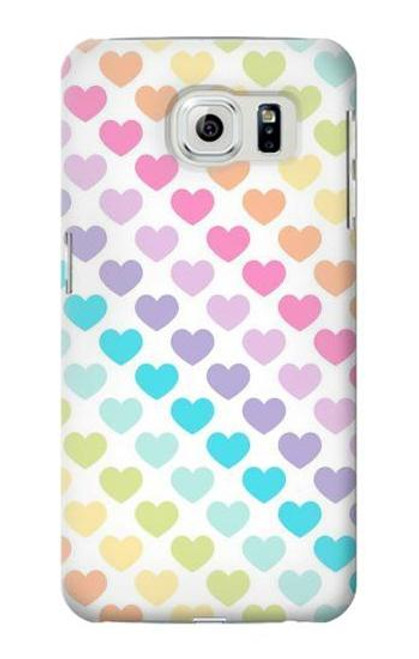 S3499 Colorful Heart Pattern Case For Samsung Galaxy S6