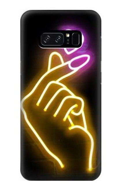 S3512 Cute Mini Heart Neon Graphic Case For Note 8 Samsung Galaxy Note8