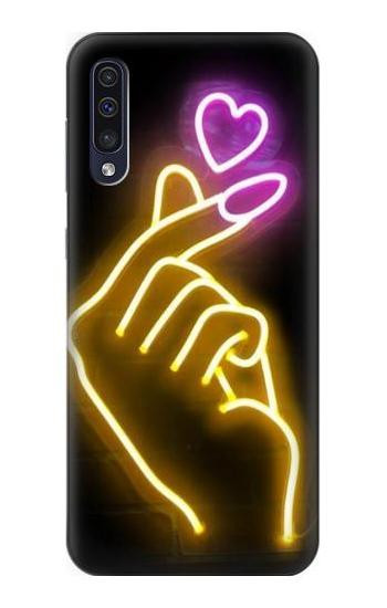 S3512 Cute Mini Heart Neon Graphic Case For Samsung Galaxy A50