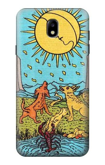 S3435 Tarot Card Moon Case For Samsung Galaxy J7 (2018), J7 Aero, J7 Top, J7 Aura, J7 Crown, J7 Refine, J7 Eon, J7 V 2nd Gen, J7 Star
