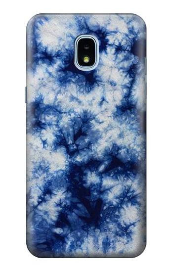 S3439 Fabric Indigo Tie Dye Case For Samsung Galaxy J3 (2018), J3 Star, J3 V 3rd Gen, J3 Orbit, J3 Achieve, Express Prime 3, Amp Prime 3