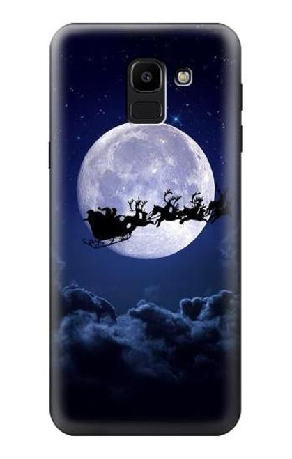 S3508 Xmas Santa Moon Case For Samsung Galaxy J6 (2018)