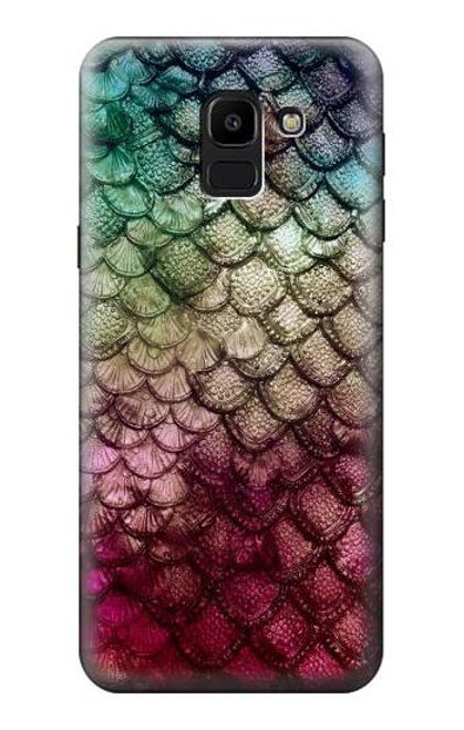 S3539 Mermaid Fish Scale Case For Samsung Galaxy J6 (2018)
