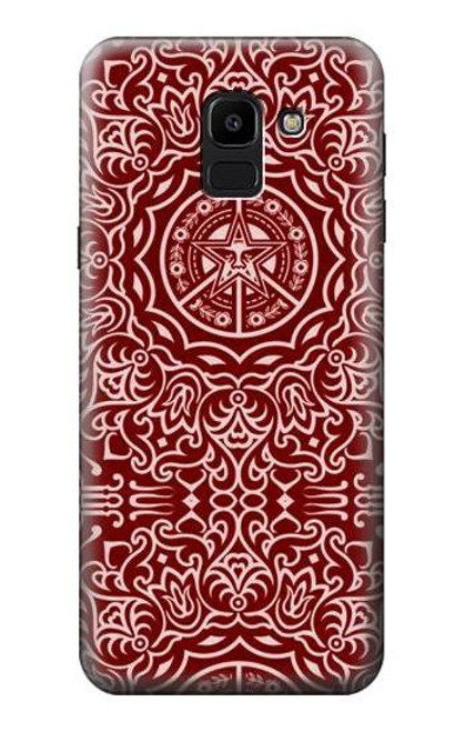 S3556 Yen Pattern Case For Samsung Galaxy J6 (2018)