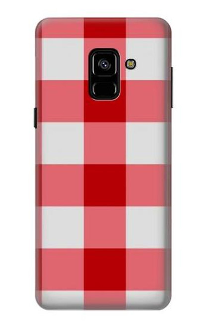 S3535 Red Gingham Case For Samsung Galaxy A8 (2018)