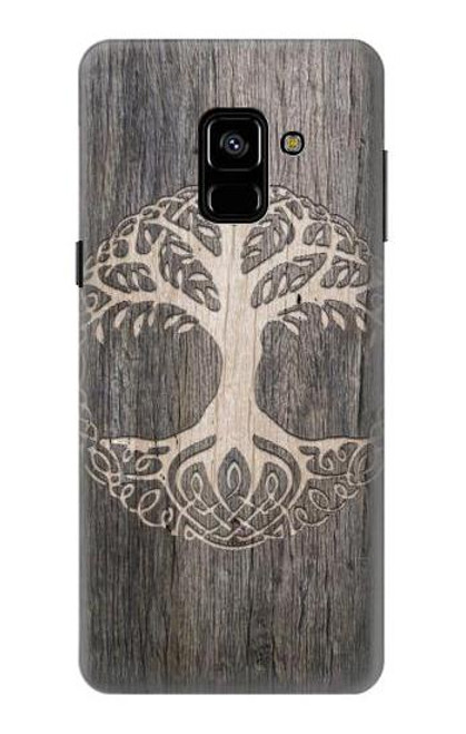 S3591 Viking Tree of Life Symbol Case For Samsung Galaxy A8 (2018)