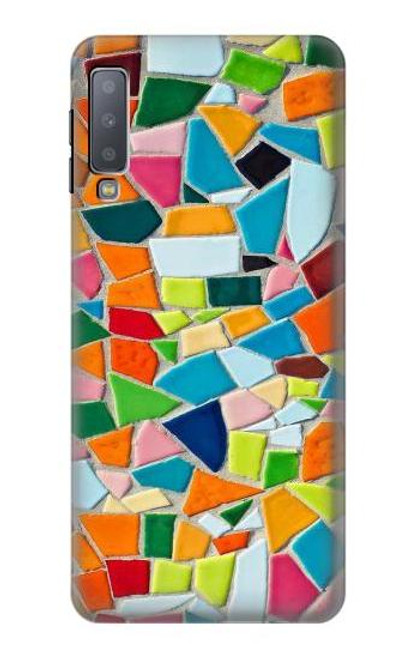 S3391 Abstract Art Mosaic Tiles Graphic Case For Samsung Galaxy A7 (2018)