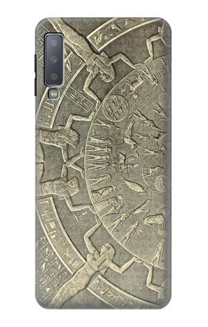 S3396 Dendera Zodiac Ancient Egypt Case For Samsung Galaxy A7 (2018)