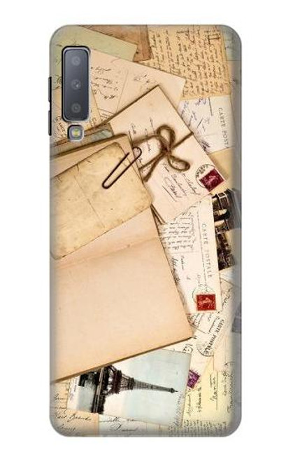 S3397 Postcards Memories Case For Samsung Galaxy A7 (2018)