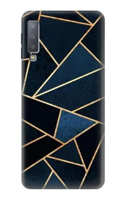 S3479 Navy Blue Graphic Art Case For Samsung Galaxy A7 (2018)