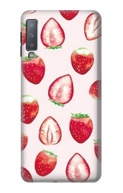 S3481 Strawberry Case For Samsung Galaxy A7 (2018)