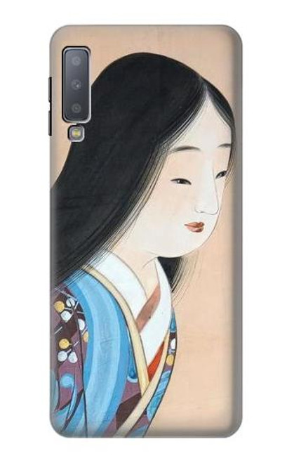 S3483 Japan Beauty Kimono Case For Samsung Galaxy A7 (2018)