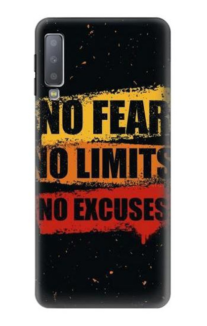 S3492 No Fear Limits Excuses Case For Samsung Galaxy A7 (2018)