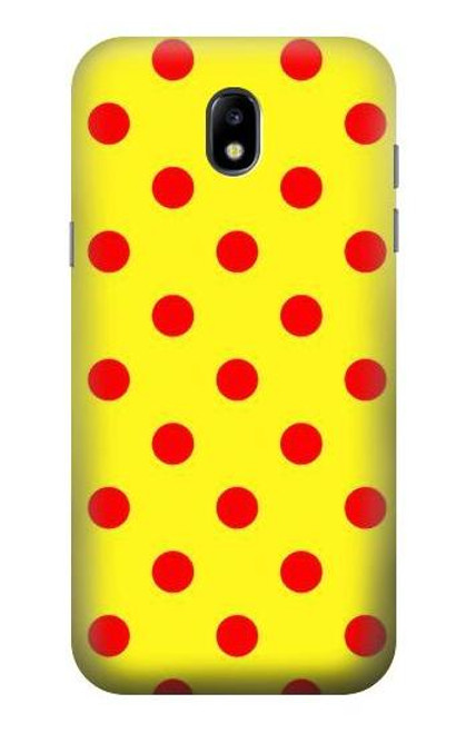 S3526 Red Spot Polka Dot Case For Samsung Galaxy J5 (2017) EU Version