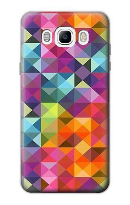 S3477 Abstract Diamond Pattern Case For Samsung Galaxy J7 (2016)