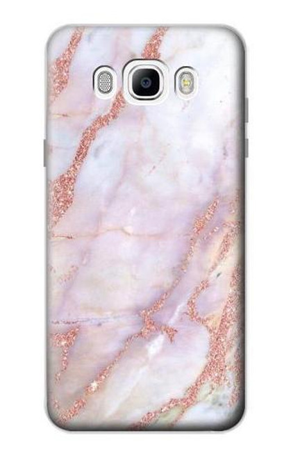 S3482 Soft Pink Marble Graphic Print Case For Samsung Galaxy J7 (2016)