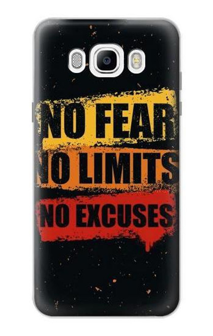 S3492 No Fear Limits Excuses Case For Samsung Galaxy J7 (2016)