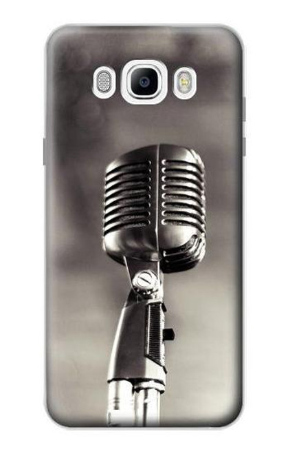 S3495 Vintage Microphone Case For Samsung Galaxy J7 (2016)