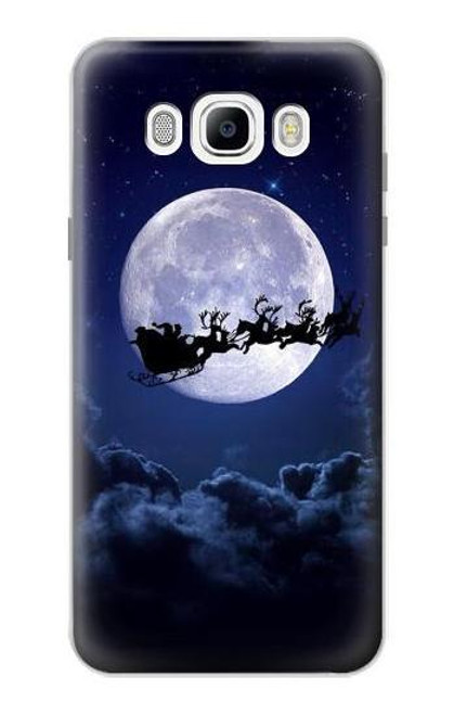 S3508 Xmas Santa Moon Case For Samsung Galaxy J7 (2016)
