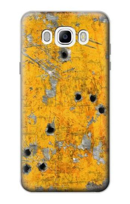 S3528 Bullet Rusting Yellow Metal Case For Samsung Galaxy J7 (2016)