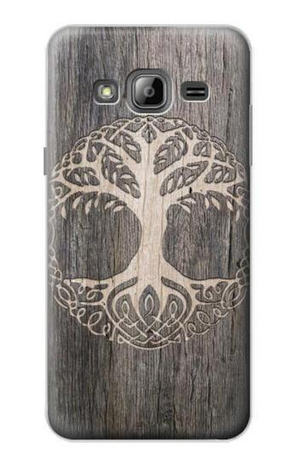S3591 Viking Tree of Life Symbol Case For Samsung Galaxy J3 (2016)