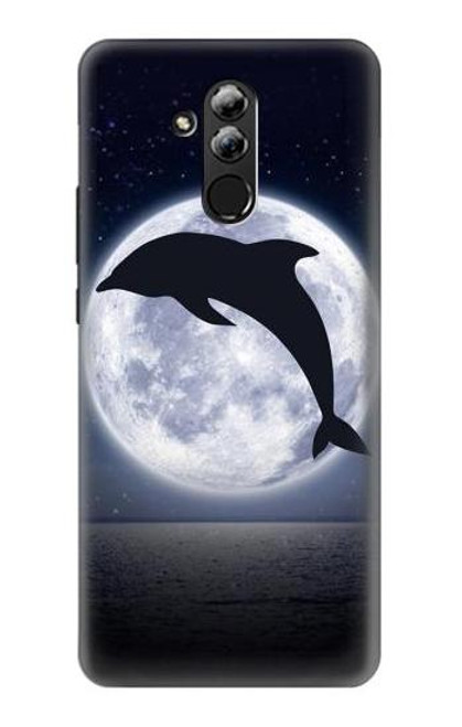 S3510 Dolphin Moon Night Case For Huawei Mate 20 lite