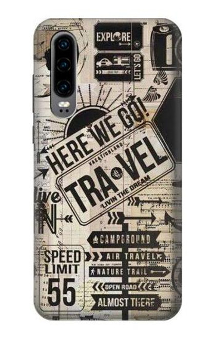 S3441 Vintage Travel Case For Huawei P30
