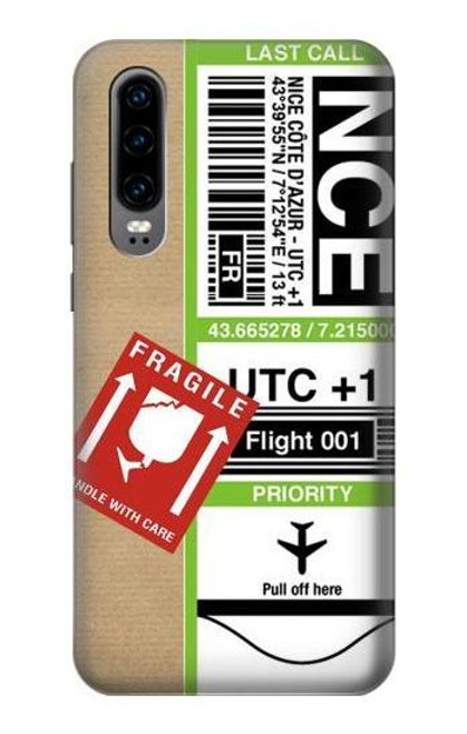 S3543 Luggage Tag Art Case For Huawei P30