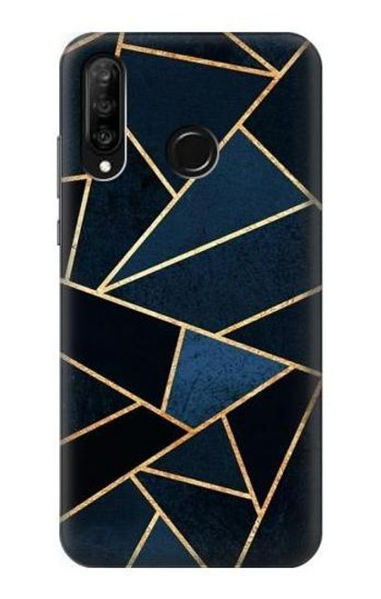 S3479 Navy Blue Graphic Art Case For Huawei P30 lite