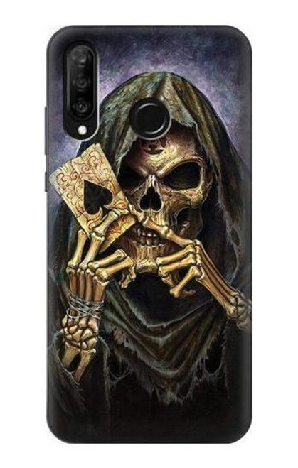 S3594 Grim Reaper Wins Poker Case For Huawei P30 lite