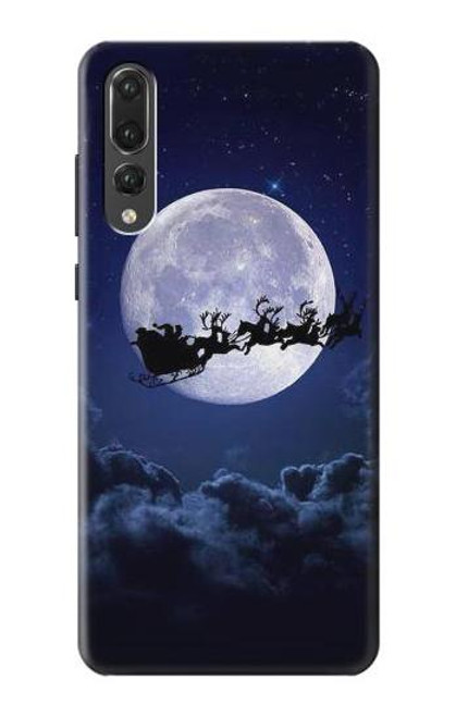 S3508 Xmas Santa Moon Case For Huawei P20 Pro