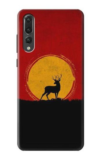 S3513 Deer Sunset Case For Huawei P20 Pro