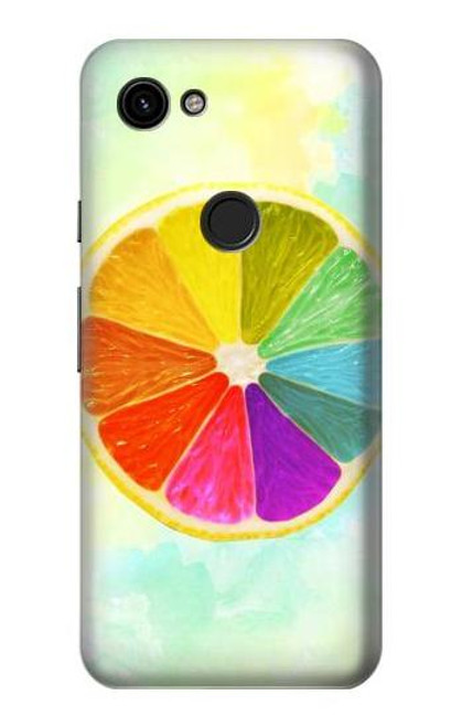 S3493 Colorful Lemon Case For Google Pixel 3a