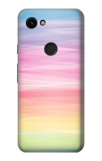 S3507 Colorful Rainbow Pastel Case For Google Pixel 3a