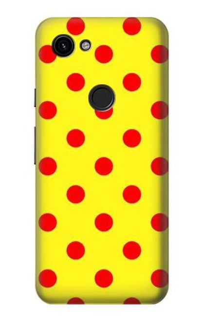 S3526 Red Spot Polka Dot Case For Google Pixel 3a