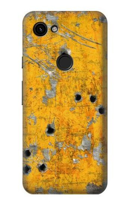 S3528 Bullet Rusting Yellow Metal Case For Google Pixel 3a