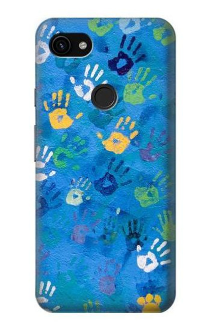 S3403 Hand Print Case For Google Pixel 3a XL S3403 Hand Print Case For Google Pixel 3a XL